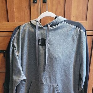 Champion Gray Sweatshirt Hoodie Casual Wear